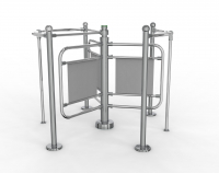 Роторный турникет "Ростов-Дон Р2М1/3-П" ХРОМ