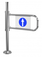 Механическая калитка с гидромеханическим доводчиком «К21лв ХРОМ»