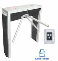 Комплект тумбового турникета со встроенным картоприемником «STL-03KEС»