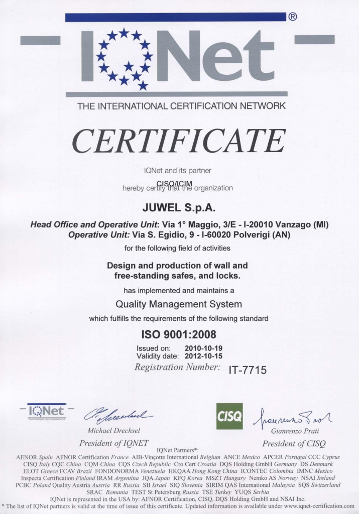 Сейф для офиса Juwel 4533